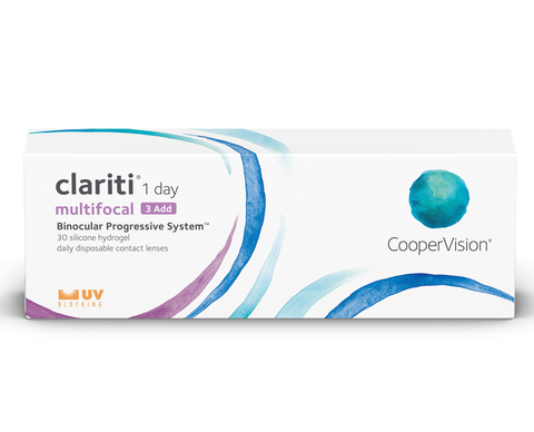 CooperVision clariti 1 day multifocal 3 Add (BPS) 2 × 30-pack – links en rechts