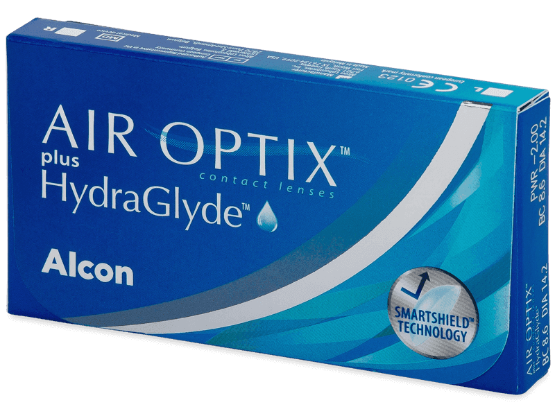 Air Optix Plus HydraGlyde – 2 × 3 maandlenzen
