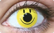 Crazy Party kleurlenzen – Smiley